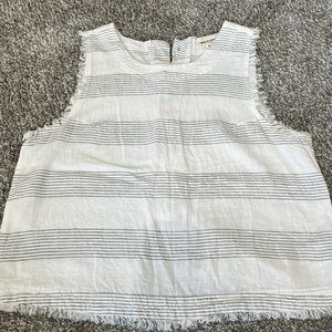 Thread & supply striped top